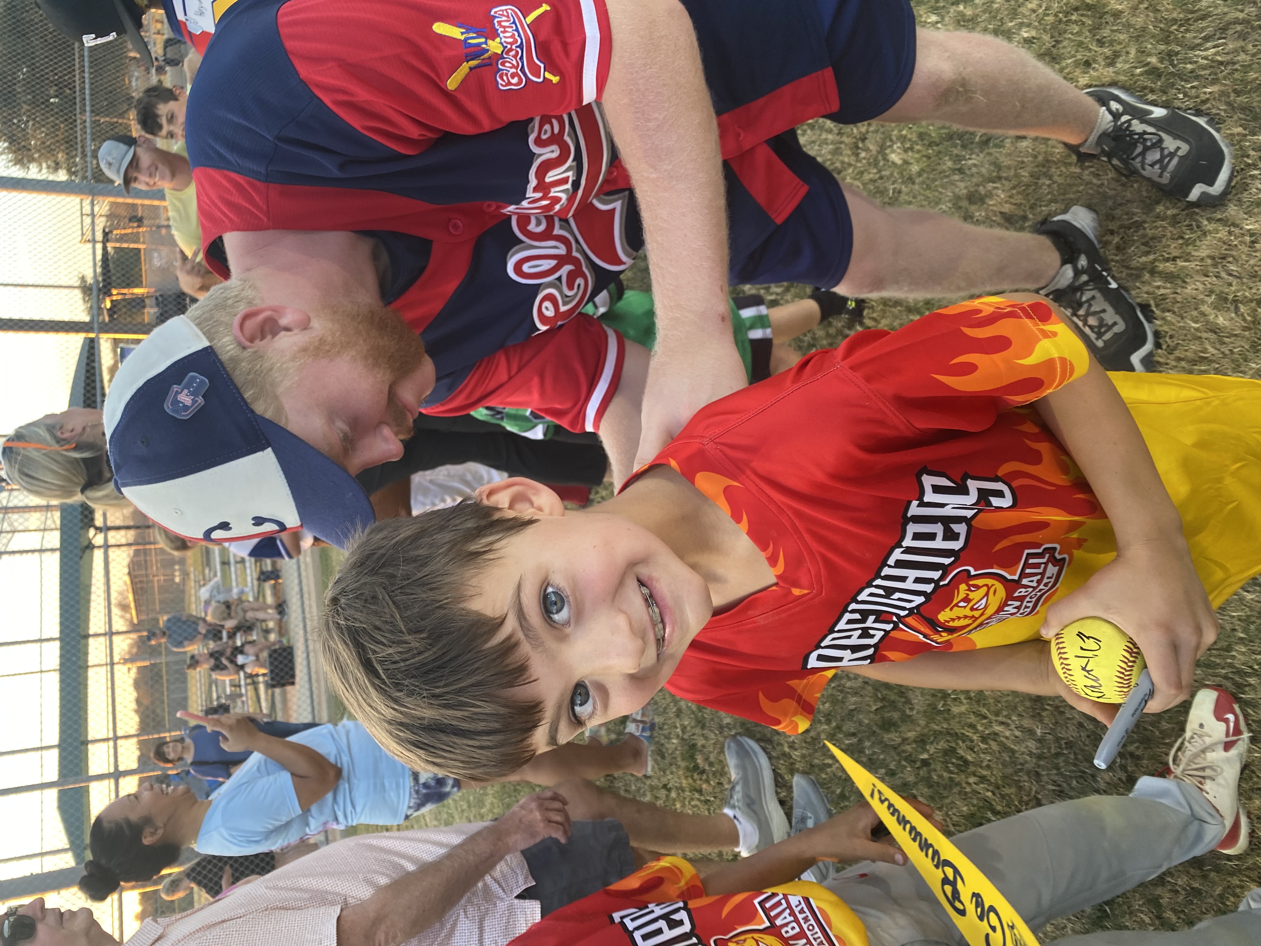Autograph moment